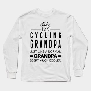 Cycling Grandpa Long Sleeve T-Shirt